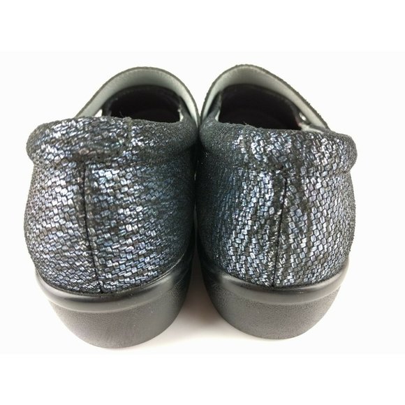 Alegria Size 36 W 6-6.5 W Blue Metallic Hook Loop - Picture 6 of 11